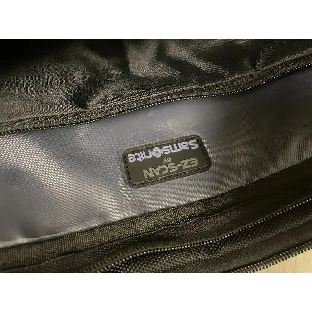 Samsonite Expandable Laptop/Messenger Bag Shoulder Strap Canvas Black
